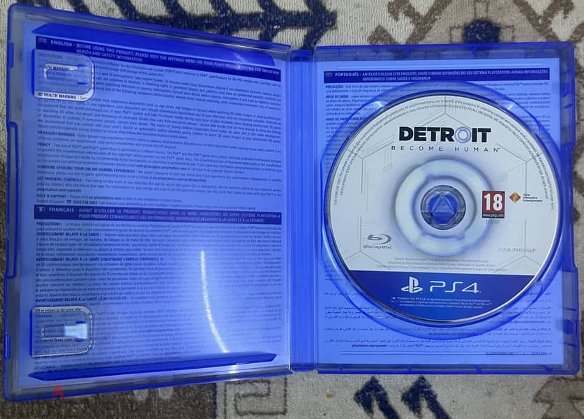NEW DETROIT BECOME HUMAN PERFECT CONDITION NO SCRATCHES 2