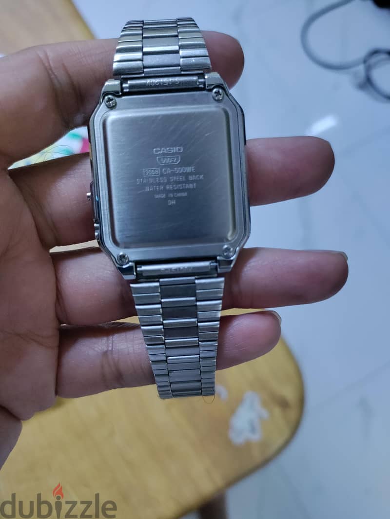 original watch casio water and dust resistant alarm also 1