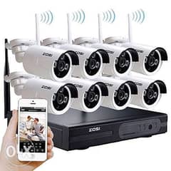 8 cctv HD camera with fixing 0
