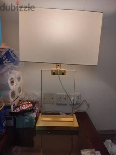 Antique table lamp heavy one