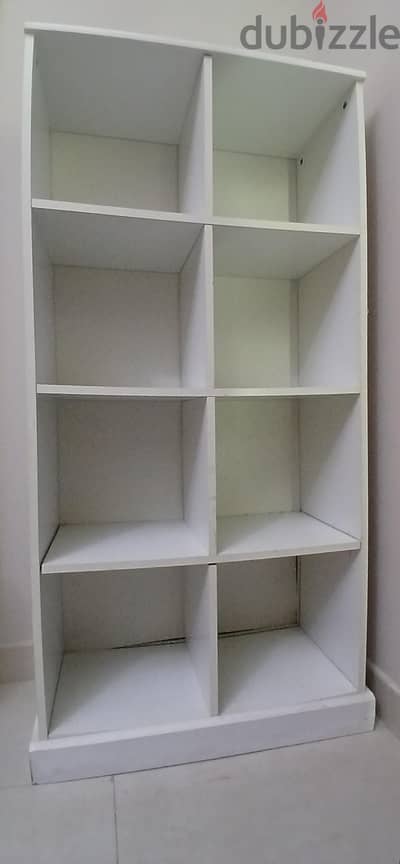 White shelf