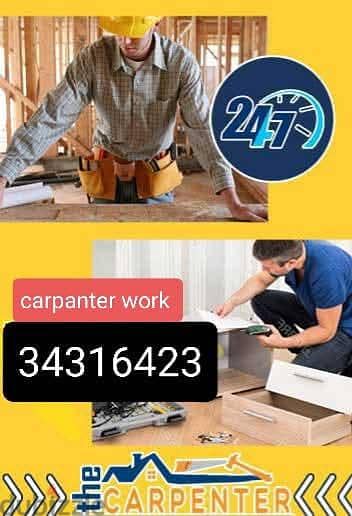 Furniture installed home carpenter