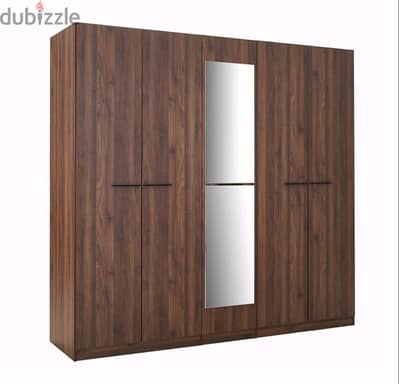 Majestic 5-Door Wardrobe with Mirror