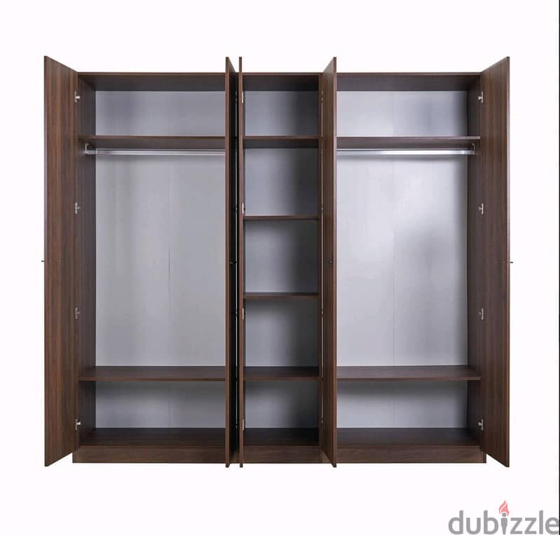 Majestic 5-Door Wardrobe with Mirror 2