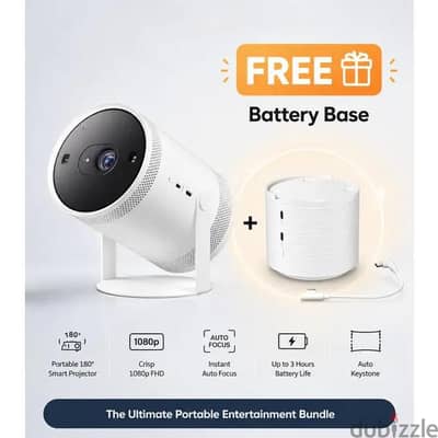 Samsung Freestyle Projector with battery, bag and some free gifts