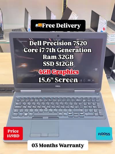 Dell Precision 7520 Core i7-7th Generation