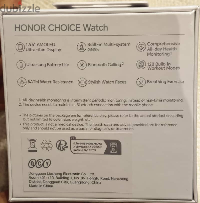 new sealed honor choice watch white color with warranty 6