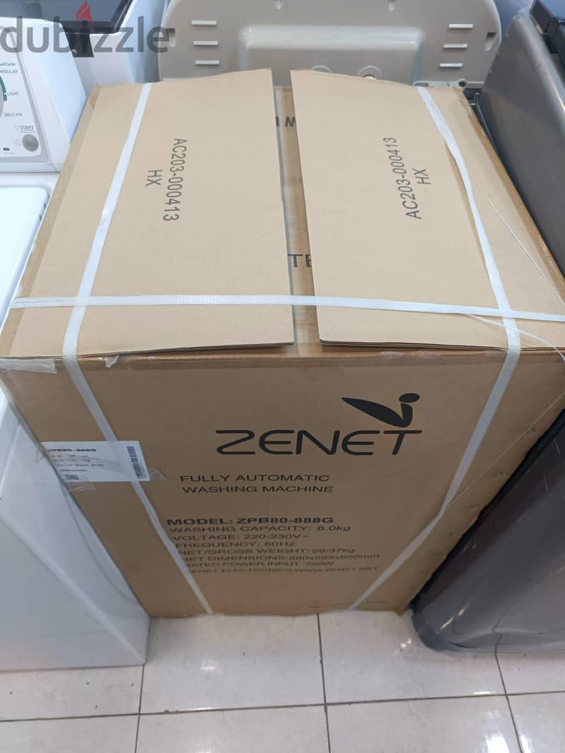 Zenet 8KG Brand New Washing machine Only 67BD 3