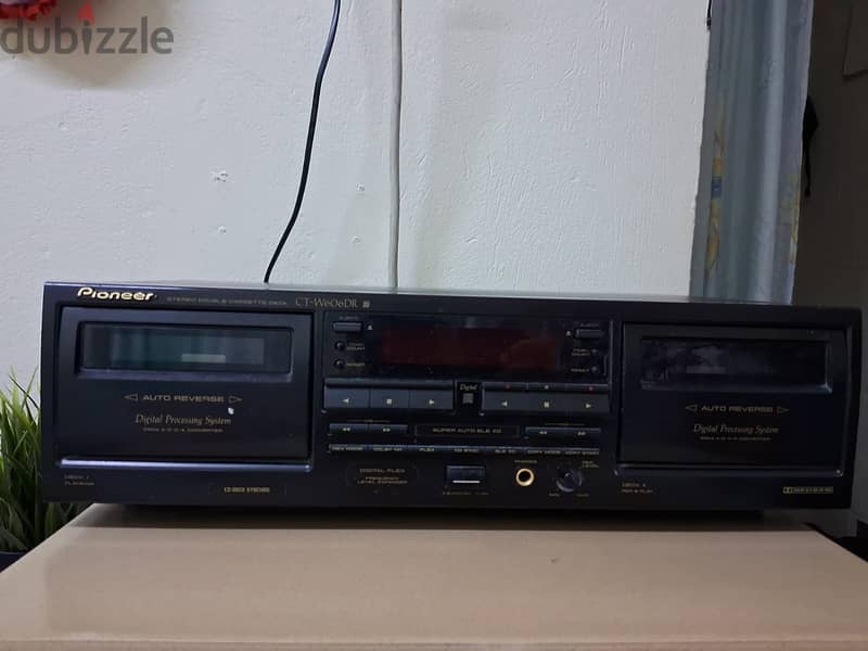 Stereo Double cassette Deck (CT-W606DR) -A side working -MFD Nov 2007 2