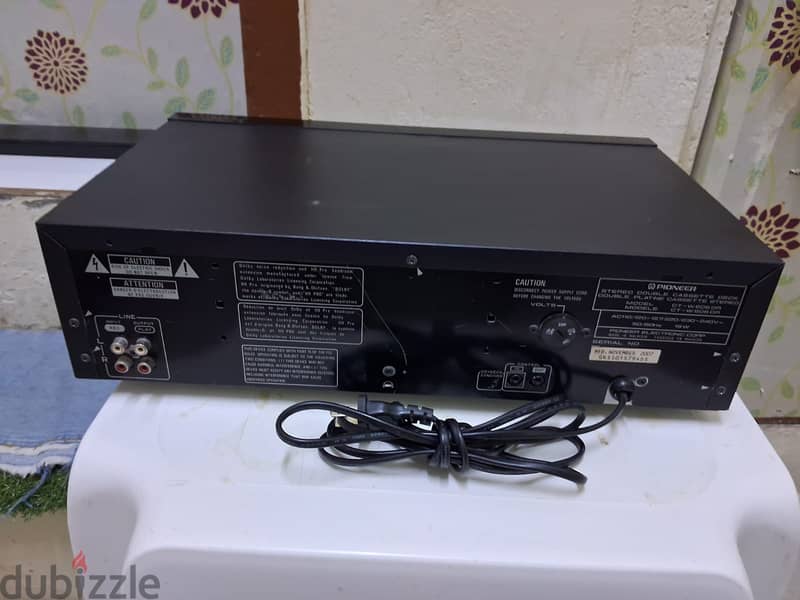 Stereo Double cassette Deck (CT-W606DR) -A side working -MFD Nov 2007 8