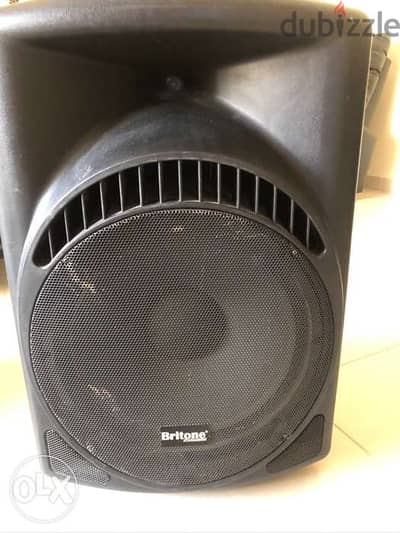 Britone passive speaker BT PL15- 14 inch