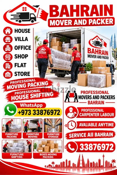 Bahrain Moves Pack House Office Villa Flat Moving Shifting All Bahrain