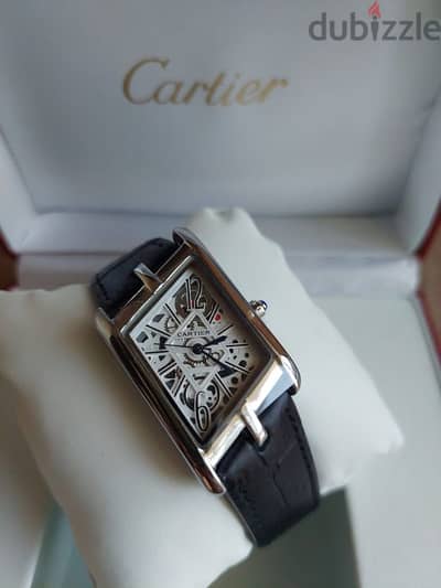 Cartier Tank Asymétrique Skeleton