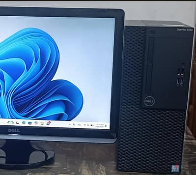 DELL PC Full Set i5 8th GEN /16 GB Ram DDR 4 /128 SSD+500 / LED 22''