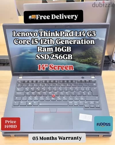 Lenovo ThinkPad L14 G3 Core i5-12th Generation