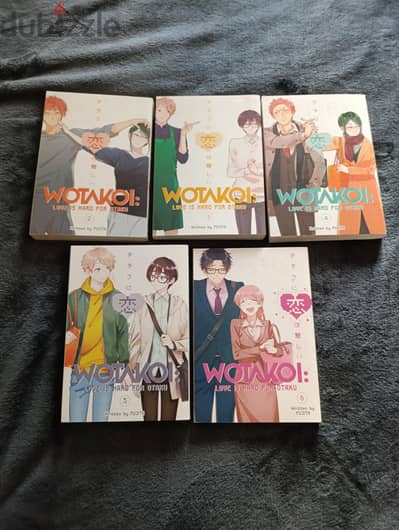 Wotakoi manga voluems 2, 3, 4, 5 and 6 (2in1)