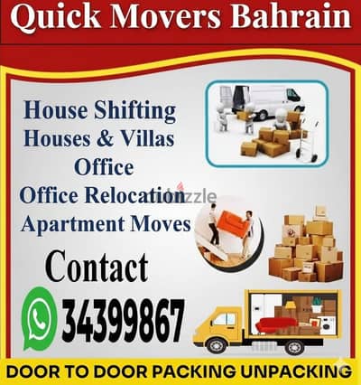 household items packing & moving 34399867 bahrain professional movers