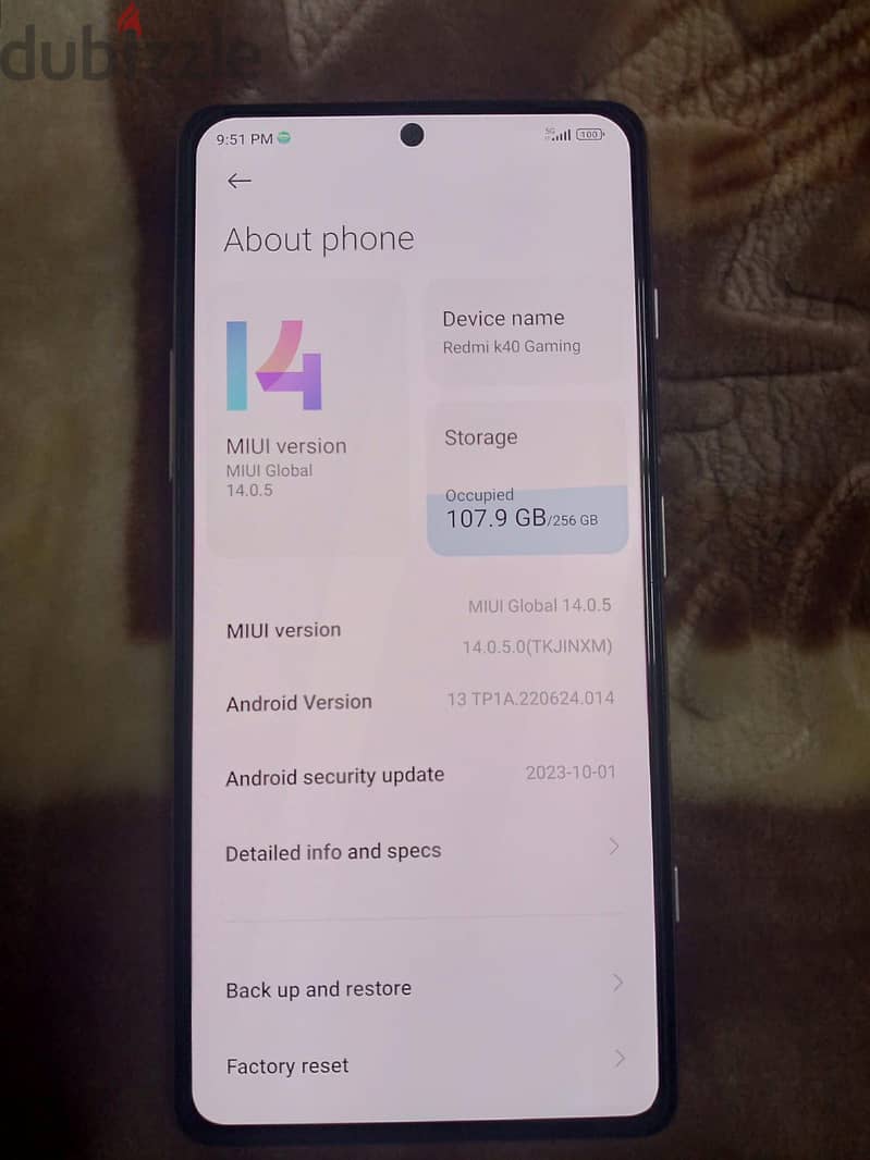 Xiaomi Redmi K40 Gaming 5G 1