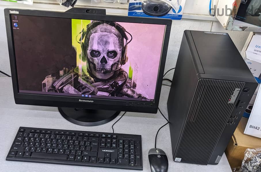 Lenovo 10th Gen Just Like New PC With Lenovo 22" FHD Monitor Built-in 2