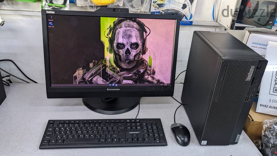 Lenovo 10th Gen Just Like New PC With Lenovo 22" FHD Monitor Built-in 4