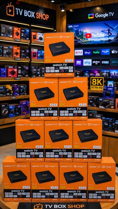 Smart TV Box – 8K UHD / Android 19 - 1TB GB Ram+ 2 TB Storage / All TV