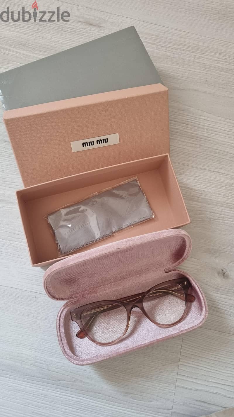 MIU MIU MuO1ty Cat's-Eye glasses 1