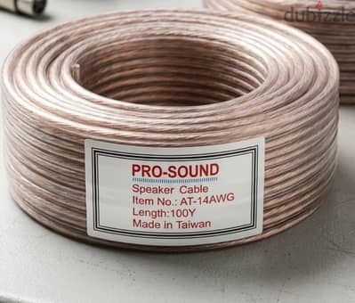 PRO-SOUND Speaker Cable AT-14AWG 100Y Made in Taiwan
