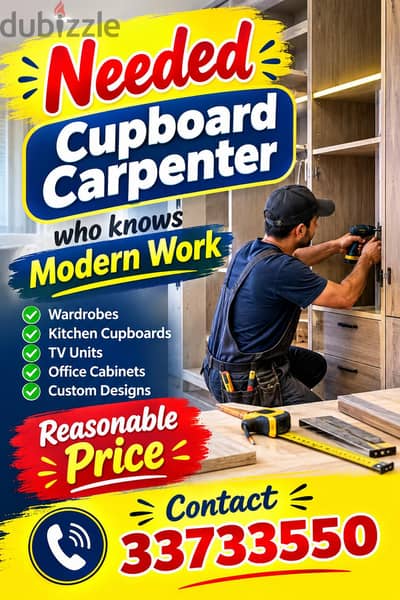 Needed Cupboard Carpenter