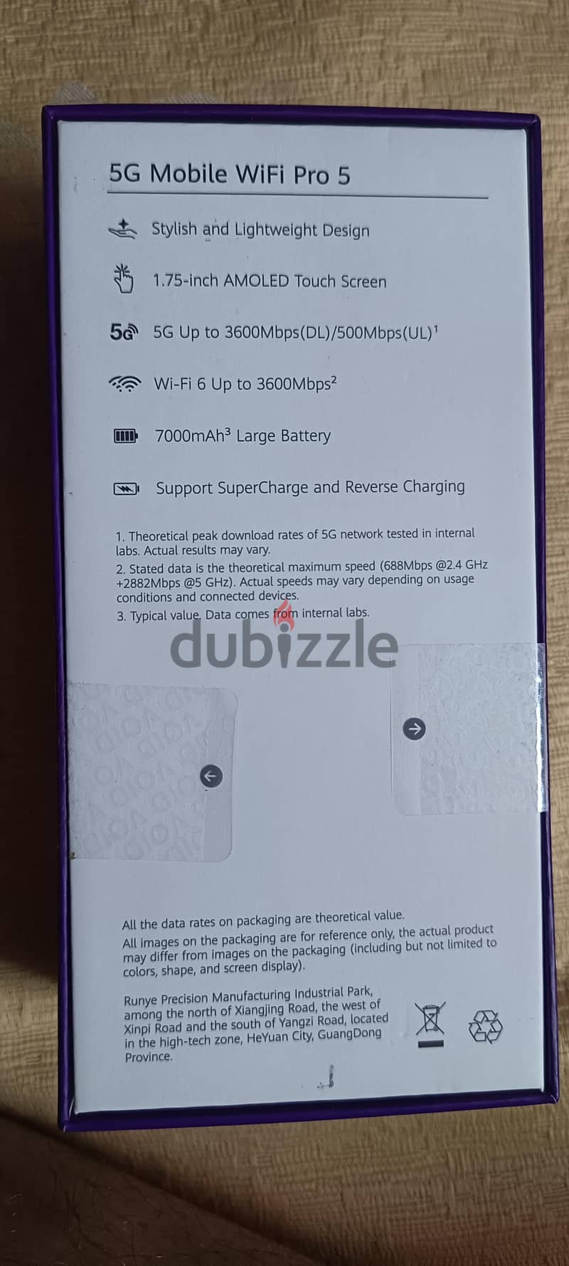 NEW Huawei Brovi 5G pro5 mifi wifi⁶+only stc sim working 7000mah 1