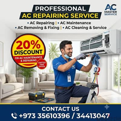 Air conditioner maintenance cleaning motor fixing compressor fan
