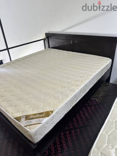 King size bed with new mattress