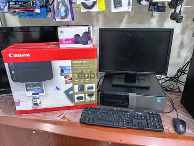 DELL OptiPlex Core i5 Desktop Set with Canon PIXMA Printer BD 55 Only