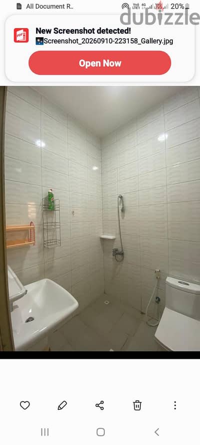 Furnished room for rent with attached bathroom