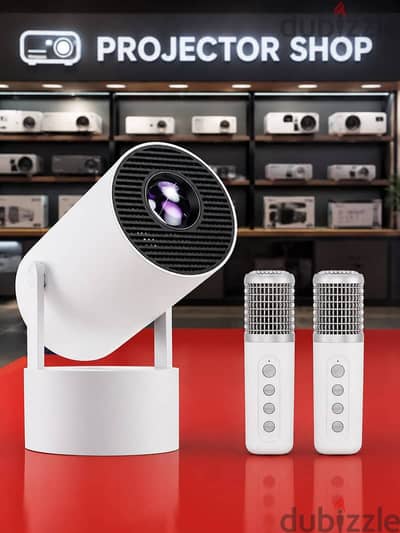 New Home Cinema Stereo Karaoke Projector With 2 Mic