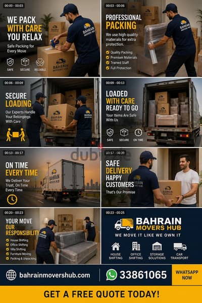 Movers and Packers Bahrain | Affordable House Moving Service