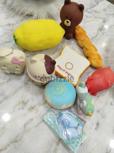 squishy toys . 500fills each