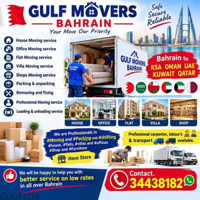 Bahrain movers and Packers professional services