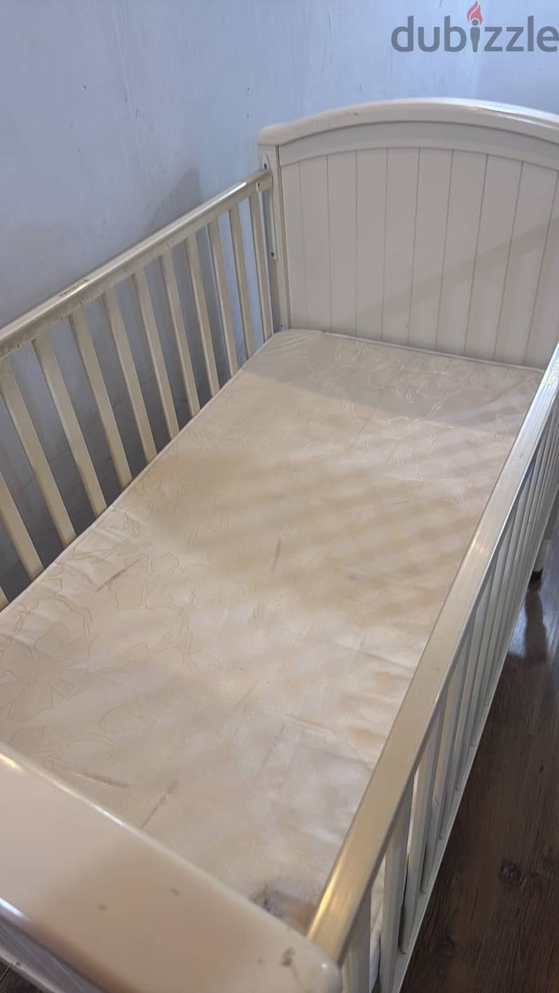 Junior Baby Cot with Matress 1