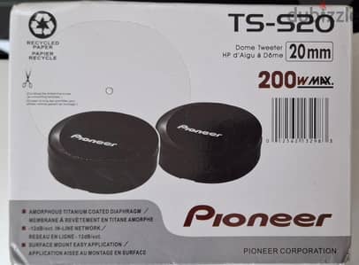 Pioneer tweeter and amplifier