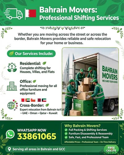 Professional Moving Company in Bahrain | Movers & Packers