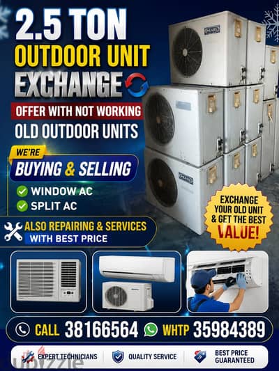 Exchange offers with Old outdoor unit 35984389