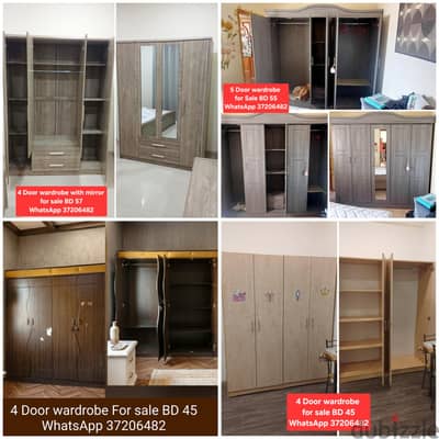 4 Door 5 Door wardrobe for sale with Delivery fixing