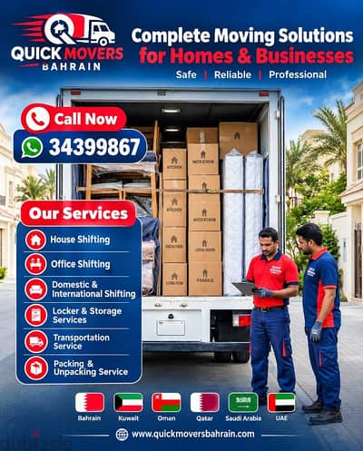 Villa Move & Pack in Bahrain MOB:34399867 Furniture Packing & Shifting