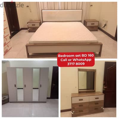 Bedroom set and other items for sale with delivery and fixing