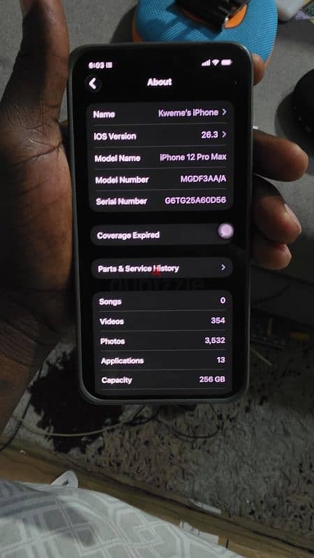iphone 12pro max 256 2