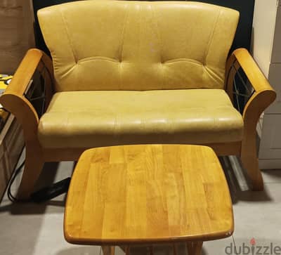 seat and table