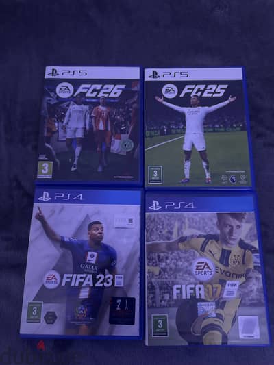 Fc and Fifa Games
