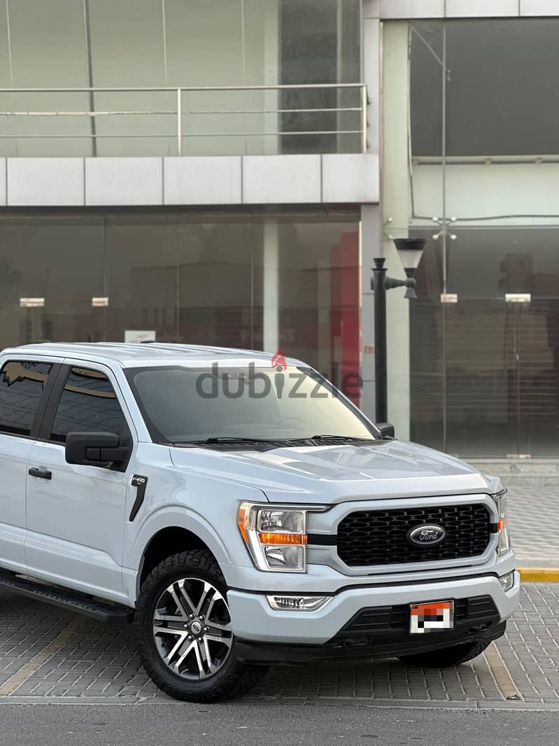 FORD F-150 XLT V8 2022 SILVER 4