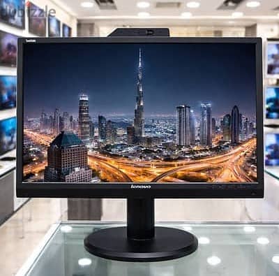 Lenovo 22" Multimedia Monitor 360*Rotatable In-built Webcam & Speakers