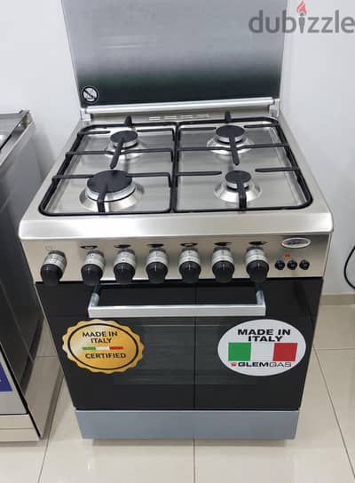 GlemGas Italian 4 Burner 60x60 (Slightly Used) Excellent Condition